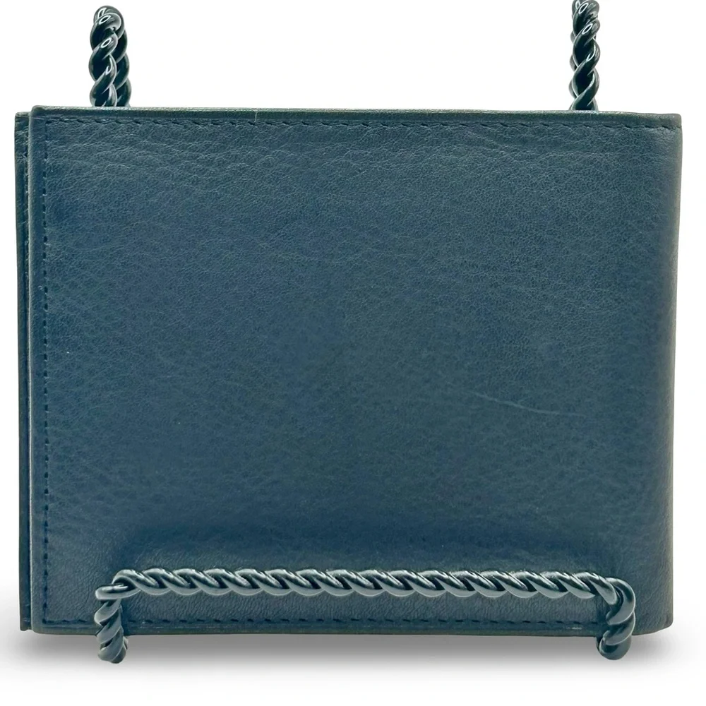 Bass Leather Men's Billfold‎ Wallet Preppy Classic Butter Soft Career Office